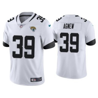 Men's White Jacksonville Jaguars #39 Jamal Agnew 2021 Vapor Untouchable Limited Stitched Jersey Men's White Jacksonville Jaguars #39 Jamal Agnew 2021 Vapor Untouchable Limited Stitched Jersey