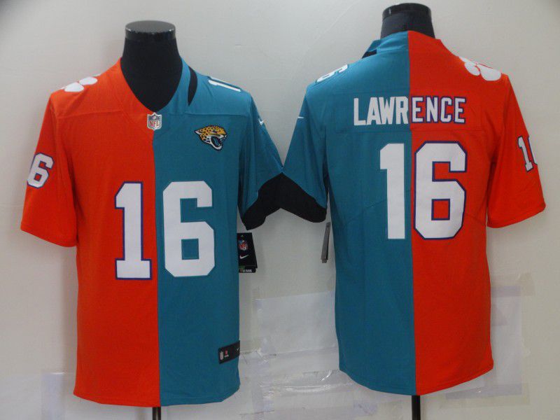 Men Jacksonville Jaguars 16 Lawrence Blue orange Nike Vapor Untouchable Limited 2021 NFL Jersey Men Jacksonville Jaguars 16 Lawrence Blue orange Nike Vapor Untouchable Limited 2021 NFL Jersey