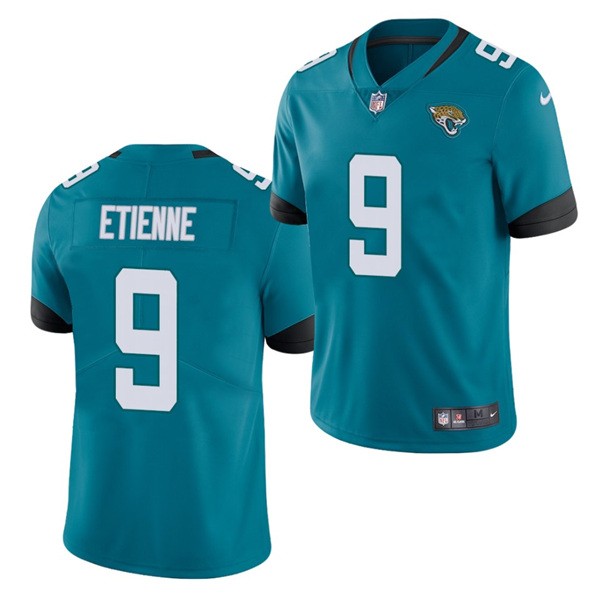 Nike Jaguars 9 Travis Etienne Teal 2021 Draft Vapor Limited Jersey Nike Jaguars 9 Travis Etienne Teal 2021 Draft Vapor Limited Jersey