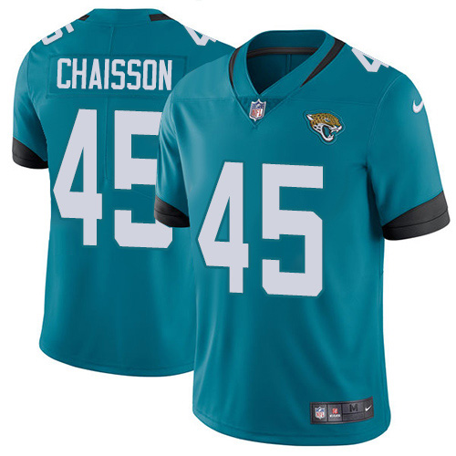 Nike Jaguars #45 K'Lavon Chaisson Teal Green Alternate Men's Stitched NFL Vapor Untouchable Limited Jersey Nike Jaguars #45 K'Lavon Chaisson Teal Green Alternate Men's Stitched NFL Vapor Untouchable Limited Jersey