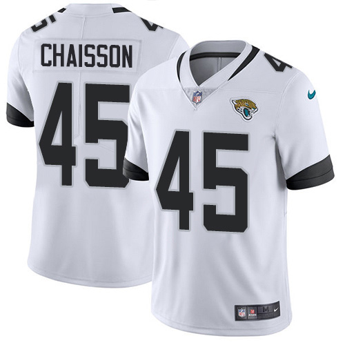 Nike Jaguars #45 K'Lavon Chaisson White Men's Stitched NFL Vapor Untouchable Limited Jersey Nike Jaguars #45 K'Lavon Chaisson White Men's Stitched NFL Vapor Untouchable Limited Jersey