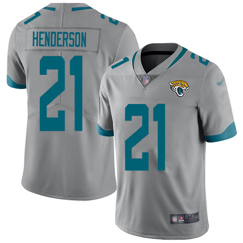 Nike Jaguars #21 C.J. Henderson Silver Men's Stitched NFL Limited Inverted Legend Jersey Nike Jaguars #21 C.J. Henderson Silver Men's Stitched NFL Limited Inverted Legend Jersey