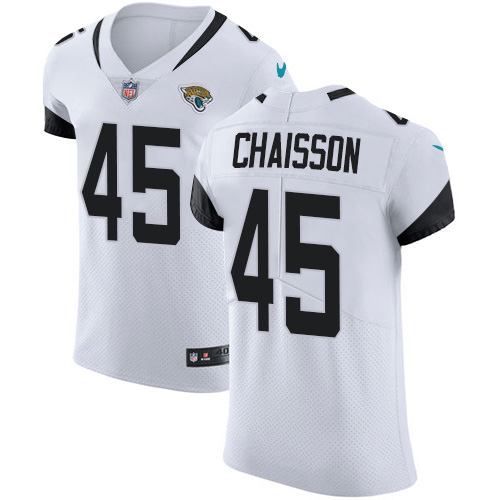 Nike Jaguars #45 K'Lavon Chaisson White Men's Stitched NFL New Elite Jersey Nike Jaguars #45 K'Lavon Chaisson White Men's Stitched NFL New Elite Jersey