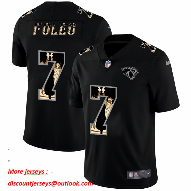 Nike Jaguars 7 Nick Foles Black Statue Of Liberty Limited Jersey Nike Jaguars 7 Nick Foles Black Statue Of Liberty Limited Jersey