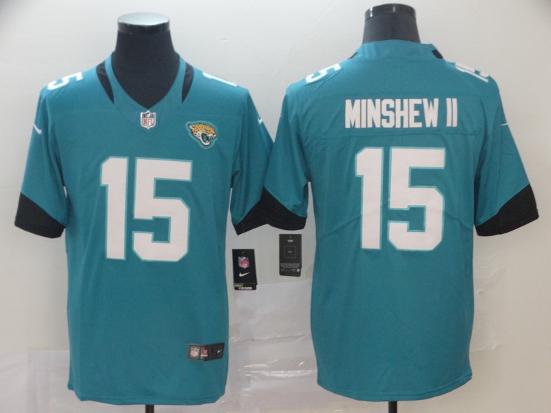 Nike Jaguars 15 Gardner Minshew II Teal Vapor Untouchable Limited Jersey Nike Jaguars 15 Gardner Minshew II Teal Vapor Untouchable Limited Jersey