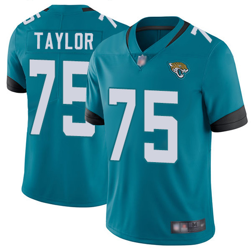 Jaguars #75 Jawaan Taylor Teal Green Alternate Men's Stitched Football Vapor Untouchable Limited Jersey Jaguars #75 Jawaan Taylor Teal Green Alternate Men's Stitched Football Vapor Untouchable Limited Jersey