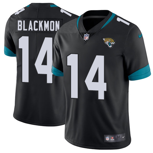 Nike Jaguars #14 Justin Blackmon Black Team Color Men's Stitched NFL Vapor Untouchable Limited Jersey Nike Jaguars #14 Justin Blackmon Black Team Color Men's Stitched NFL Vapor Untouchable Limited Jersey