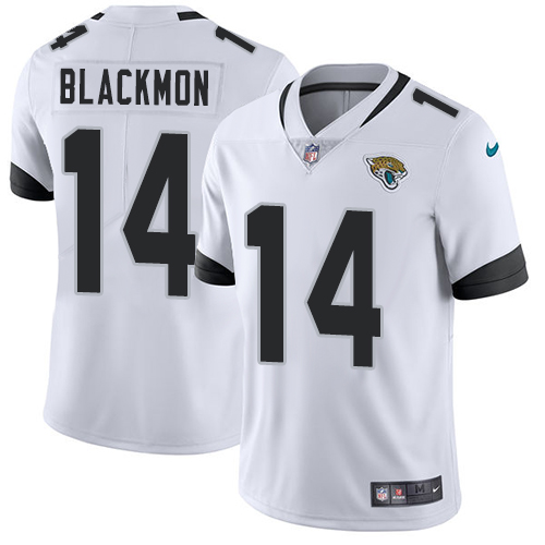 Nike Jaguars #14 Justin Blackmon White Men's Stitched NFL Vapor Untouchable Limited Jersey Nike Jaguars #14 Justin Blackmon White Men's Stitched NFL Vapor Untouchable Limited Jersey
