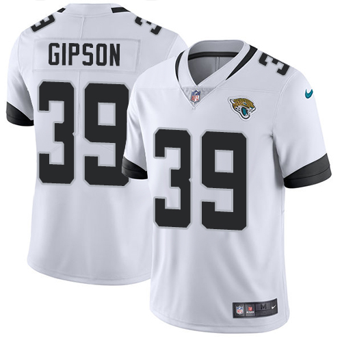 Nike Jaguars #39 Tashaun Gipson White Men's Stitched NFL Vapor Untouchable Limited Jersey Nike Jaguars #39 Tashaun Gipson White Men's Stitched NFL Vapor Untouchable Limited Jersey