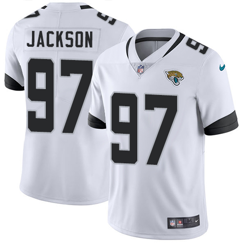 Nike Jaguars #97 Malik Jackson White Men's Stitched NFL Vapor Untouchable Limited Jersey Nike Jaguars #97 Malik Jackson White Men's Stitched NFL Vapor Untouchable Limited Jersey