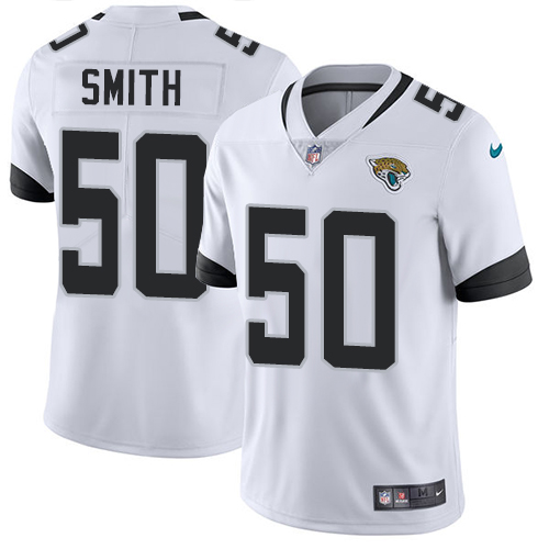 Nike Jaguars #50 Telvin Smith White Men's Stitched NFL Vapor Untouchable Limited Jersey Nike Jaguars #50 Telvin Smith White Men's Stitched NFL Vapor Untouchable Limited Jersey
