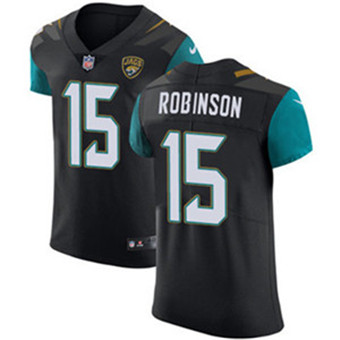Nike Jaguars #15 Allen Robinson Black Alternate Men's Stitched NFL Vapor Untouchable Elite Jersey Nike Jaguars #15 Allen Robinson Black Alternate Men's Stitched NFL Vapor Untouchable Elite Jersey