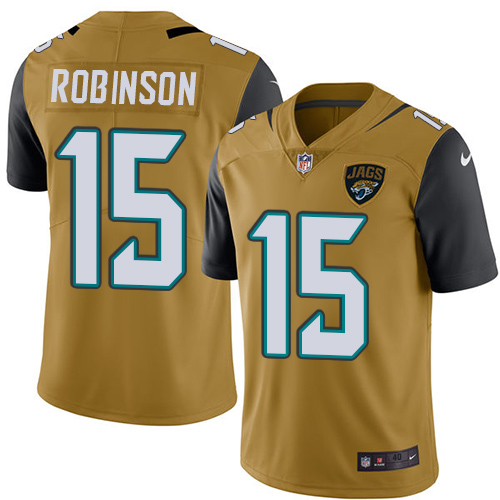 Nike #15 Allen Robinson Elite Gold Rush Men's Jacksonville Jaguars Nike #15 Allen Robinson Elite Gold Rush Men's Jacksonville Jaguars
