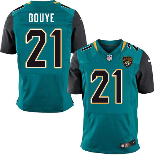 Nike Jaguars #21 A.J. Bouye Teal Green Team Color Men's Stitched NFL Elite Jersey Nike Jaguars #21 A.J. Bouye Teal Green Team Color Men's Stitched NFL Elite Jersey