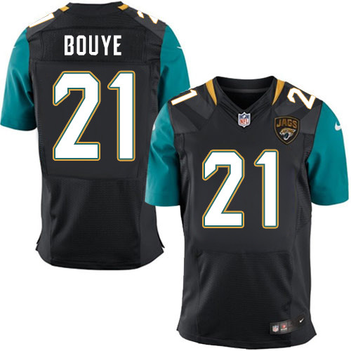 Nike Jaguars #21 A.J. Bouye Black Alternate Men's Stitched NFL Elite Jersey Nike Jaguars #21 A.J. Bouye Black Alternate Men's Stitched NFL Elite Jersey