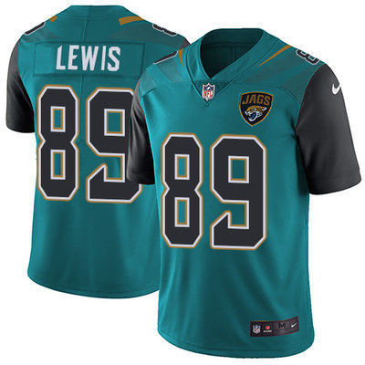 Nike Jaguars #89 Marcedes Lewis Teal Green Team Color Men's Stitched NFL Vapor Untouchable Limited Jersey Nike Jaguars #89 Marcedes Lewis Teal Green Team Color Men's Stitched NFL Vapor Untouchable Limited Jersey