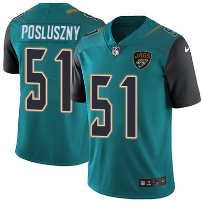 Nike Jaguars #51 Paul Posluszny Teal Green Team Color Men's Stitched NFL Vapor Untouchable Limited Jersey Nike Jaguars #51 Paul Posluszny Teal Green Team Color Men's Stitched NFL Vapor Untouchable Limited Jersey