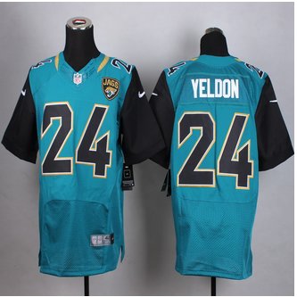 New Jacksonville Jaguars #24 T.J. Yeldon Teal Green Team Color Men's Stitched NFL Elite Jersey New Jacksonville Jaguars #24 T.J. Yeldon Teal Green Team Color Men's Stitched NFL Elite Jersey
