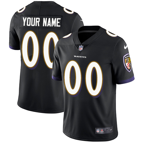Nike Baltimore Ravens Limited Black Alternate Men's Jersey NFL Vapor Untouchable Customized jerseys Nike Baltimore Ravens Limited Black Alternate Men's Jersey NFL Vapor Untouchable Customized jerseys