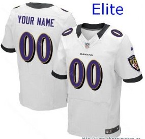 Nike Baltimore Ravens White Customized Elite Jerseys Nike Baltimore Ravens White Customized Elite Jerseys