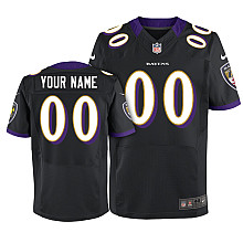 Nike Baltimore Ravens Black Customized Elite Jerseys Nike Baltimore Ravens Black Customized Elite Jerseys