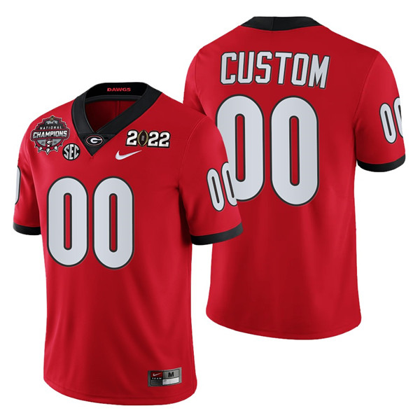 Men’s Georgia Bulldogs ACTIVE PLAYER Custom 2021 22 CFP National Champions Red College Football Stitched Jersey Men’s Georgia Bulldogs ACTIVE PLAYER Custom 2021 22 CFP National Champions Red College Football Stitched Jersey