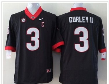 Youth Georgia Bulldogs #3 Todd Gurley II Black Stitched NCAA Jersey Youth Georgia Bulldogs #3 Todd Gurley II Black Stitched NCAA Jersey