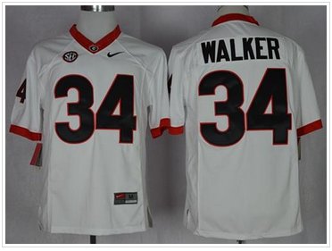 Bulldogs #34 Herschel Walker White Limited SEC Patch Stitched NCAA Jersey Bulldogs #34 Herschel Walker White Limited SEC Patch Stitched NCAA Jersey