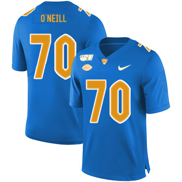 Pittsburgh Panthers 70 Brian O'Neill Blue 150th Anniversary Patch Nike College Football Jersey Pittsburgh Panthers 70 Brian O'Neill Blue 150th Anniversary Patch Nike College Football Jersey