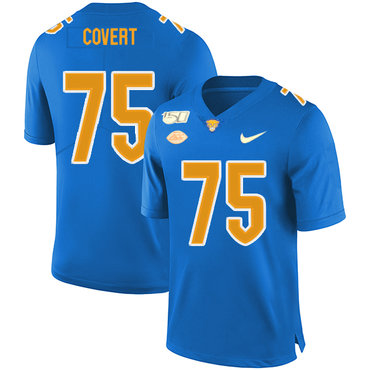 Pittsburgh Panthers 75 Jimbo Covert Blue 150th Anniversary Patch Nike College Football Jersey Pittsburgh Panthers 75 Jimbo Covert Blue 150th Anniversary Patch Nike College Football Jersey