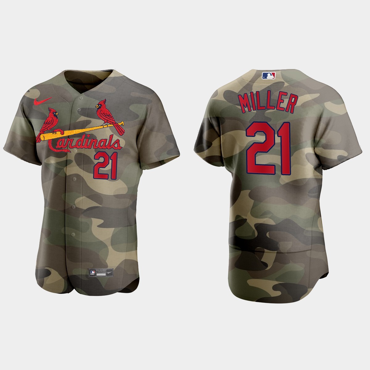 St.Louis Cardinals #21 Andrew Miller Men's Nike 2021 Armed Forces Day Authentic MLB Jersey -Camo St.Louis Cardinals #21 Andrew Miller Men's Nike 2021 Armed Forces Day Authentic MLB Jersey -Camo