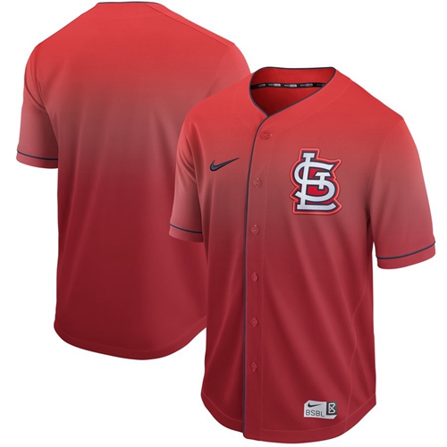 Cardinals Blank Red Fade Authentic Stitched Baseball Jersey Cardinals Blank Red Fade Authentic Stitched Baseball Jersey
