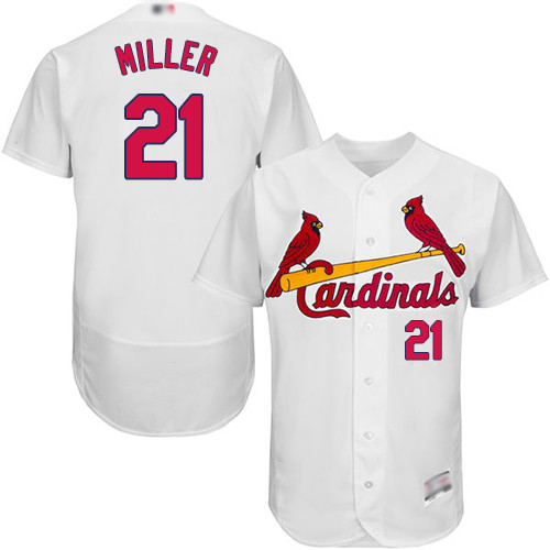 Cardinals #21 Andrew Miller White Flexbase Authentic Collection Stitched Baseball Jersey Cardinals #21 Andrew Miller White Flexbase Authentic Collection Stitched Baseball Jersey