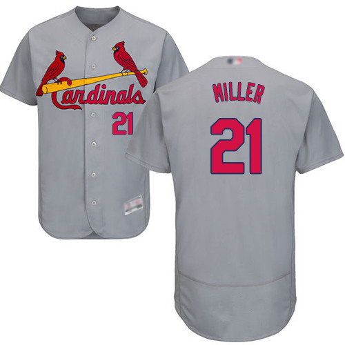 Cardinals #21 Andrew Miller Grey Flexbase Authentic Collection Stitched Baseball Jersey Cardinals #21 Andrew Miller Grey Flexbase Authentic Collection Stitched Baseball Jersey