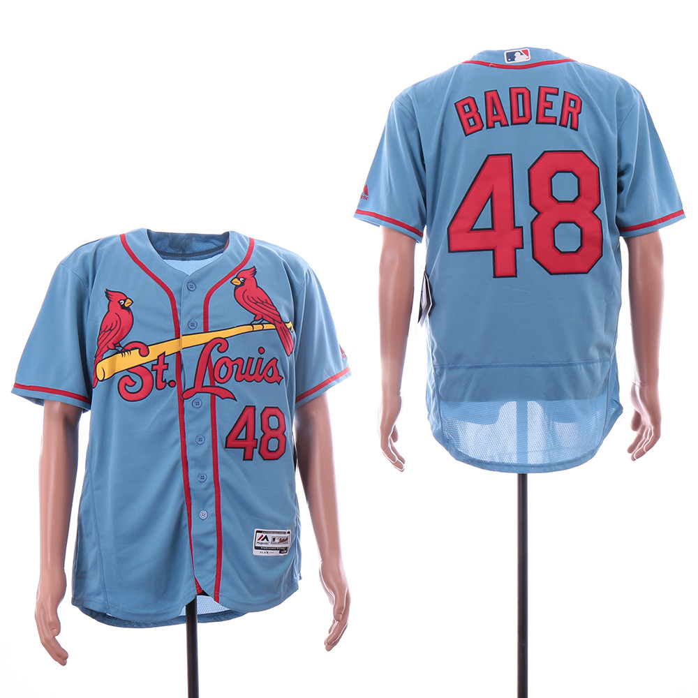 Cardinals 48 Harrison Bader Light Blue Flexbase Jersey Cardinals 48 Harrison Bader Light Blue Flexbase Jersey