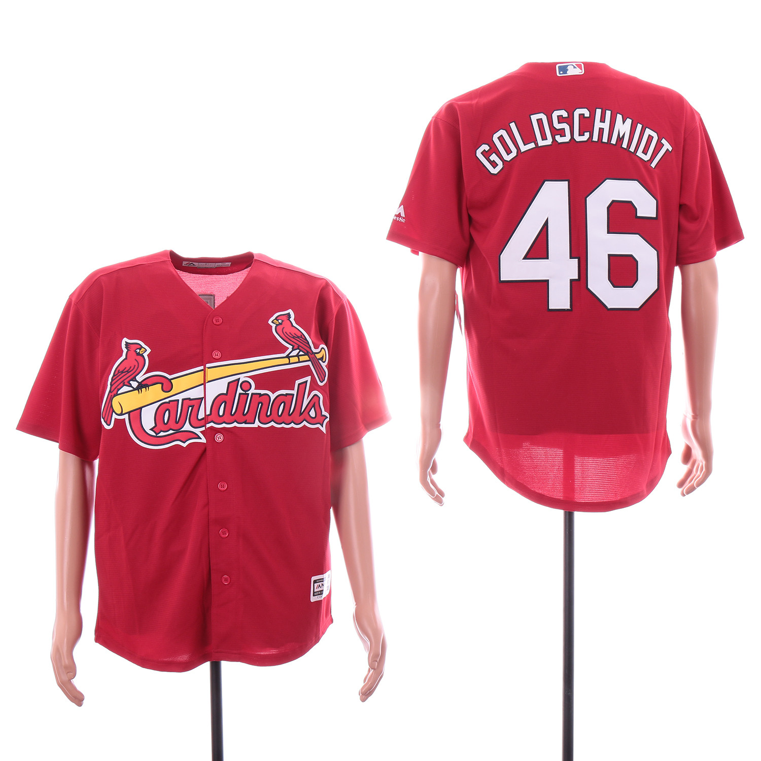Cardinals 46 Paul Goldschmidt Red Cool Base Jersey Cardinals 46 Paul Goldschmidt Red Cool Base Jersey