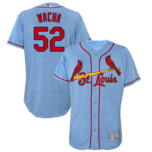 Cardinals #52 Michael Wacha Light Blue Flexbase Authentic Collection Stitched Baseball Jersey Cardinals #52 Michael Wacha Light Blue Flexbase Authentic Collection Stitched Baseball Jersey