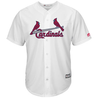 St. Louis Cardinals Majestic Fashion Stars & Stripes Cool Base Jersey - White St. Louis Cardinals Majestic Fashion Stars & Stripes Cool Base Jersey - White