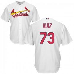 Cardinals #73 Diaz White Cool Base Authentic Collection Stitched MLB Jersey Cardinals #73 Diaz White Cool Base Authentic Collection Stitched MLB Jersey