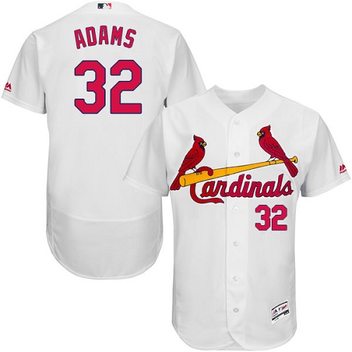 Cardinals #32 Matt Adams White Flexbase Authentic Collection Stitched MLB Jersey Cardinals #32 Matt Adams White Flexbase Authentic Collection Stitched MLB Jersey