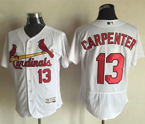 Cardinals #13 Matt Carpenter White Flexbase Authentic Collection Stitched MLB Jersey Cardinals #13 Matt Carpenter White Flexbase Authentic Collection Stitched MLB Jersey