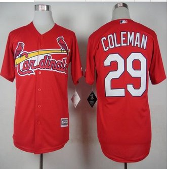St. Louis Cardinals #29 Vince Coleman Red Cool Base Stitched Baseball Jersey St. Louis Cardinals #29 Vince Coleman Red Cool Base Stitched Baseball Jersey