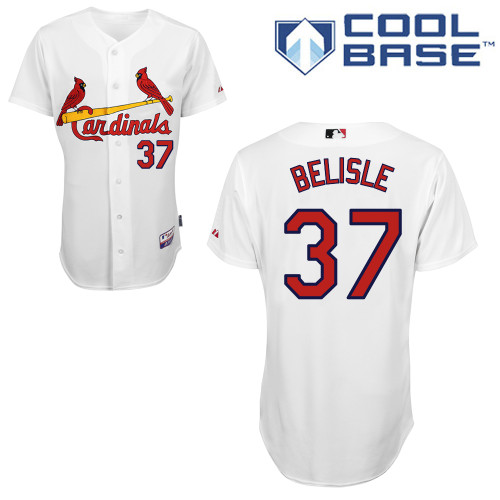 St.Louis Cardinals #37 Belisle White Baseball Jersey St.Louis Cardinals #37 Belisle White Baseball Jersey