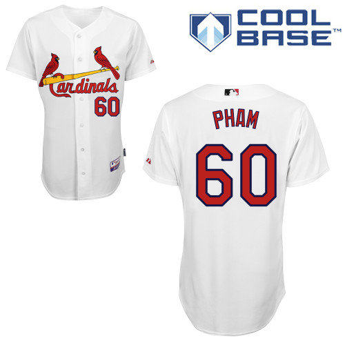 St.Louis Cardinals #60 Pham White Baseball Jersey