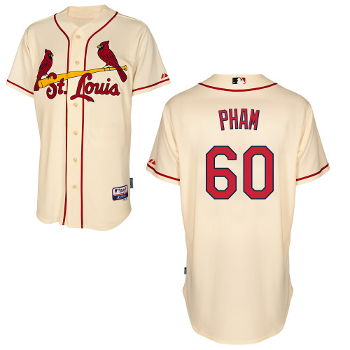 St.Louis Cardinals #60 Pham Beige Baseball Jersey St.Louis Cardinals #60 Pham Beige Baseball Jersey