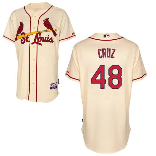 St.Louis Cardinals #48 Cruz Beige Baseball Jersey St.Louis Cardinals #48 Cruz Beige Baseball Jersey