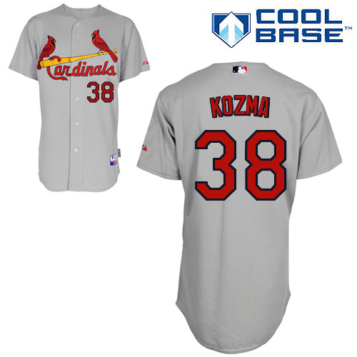 St.Louis Cardinals #38 Kozma Gray Baseball Jersey