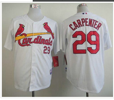St.Louis Cardinals #29 Chris Carpenter White Stitched Baseball Jersey St.Louis Cardinals #29 Chris Carpenter White Stitched Baseball Jersey