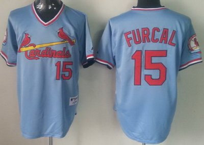 St.Louis Cardinals 15 Rafael Furcal Blue MLB Jerseys St.Louis Cardinals 15 Rafael Furcal Blue MLB Jerseys