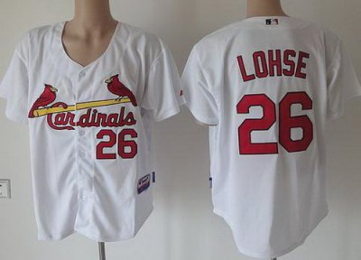 St. Louis Cardinals 26 Kyle Lohse White MLB Jerseys St. Louis Cardinals 26 Kyle Lohse White MLB Jerseys